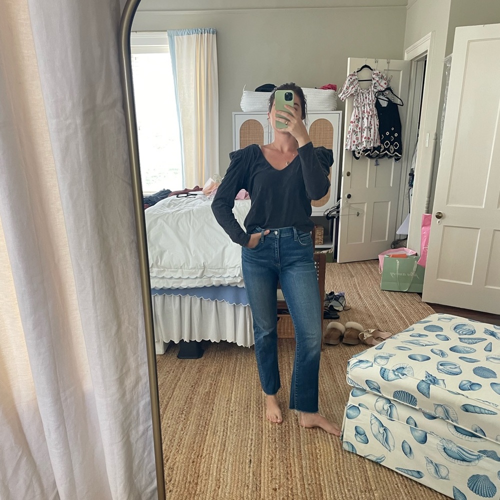 Pistol Lennon High Rise Crop Boot Jean
